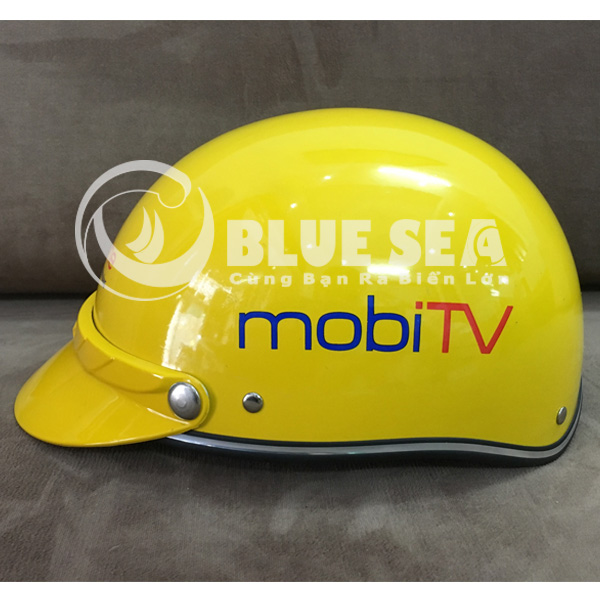 Nón Bảo Hiểm Nửa Đầu MobiTV Mobifone