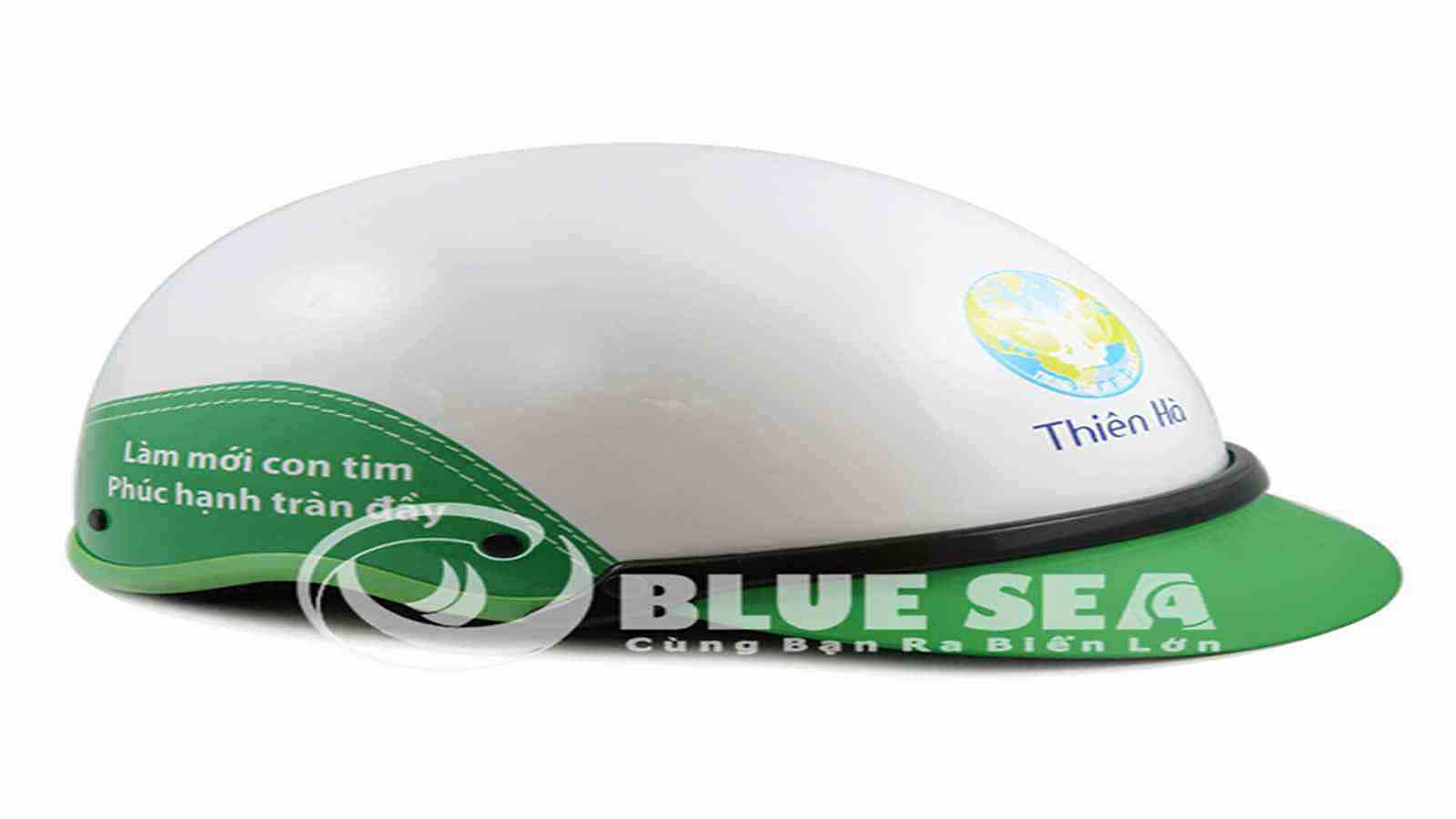 Nón bảo hiểm in logo công ty