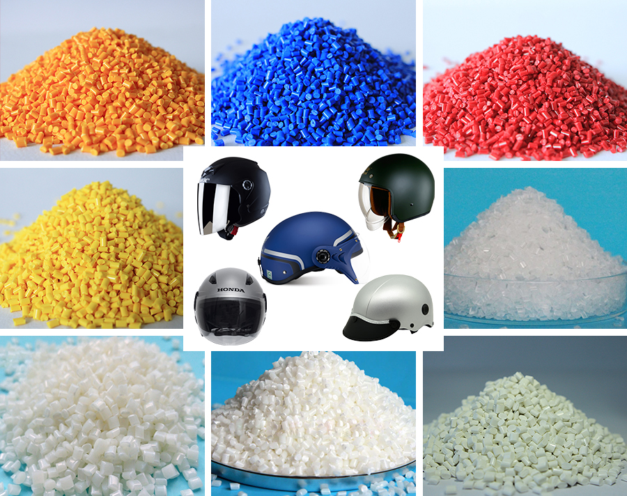 Mũ bảo hiểm được làm từ chất liệu gì?