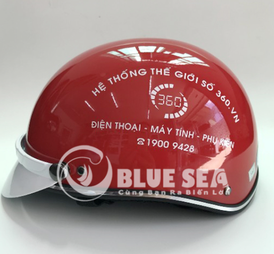 Thiết kế họa tiết bản đồ Việt Nam trên mũ bảo hiểm – ý tưởng quảng bá du lịch độc đáo
